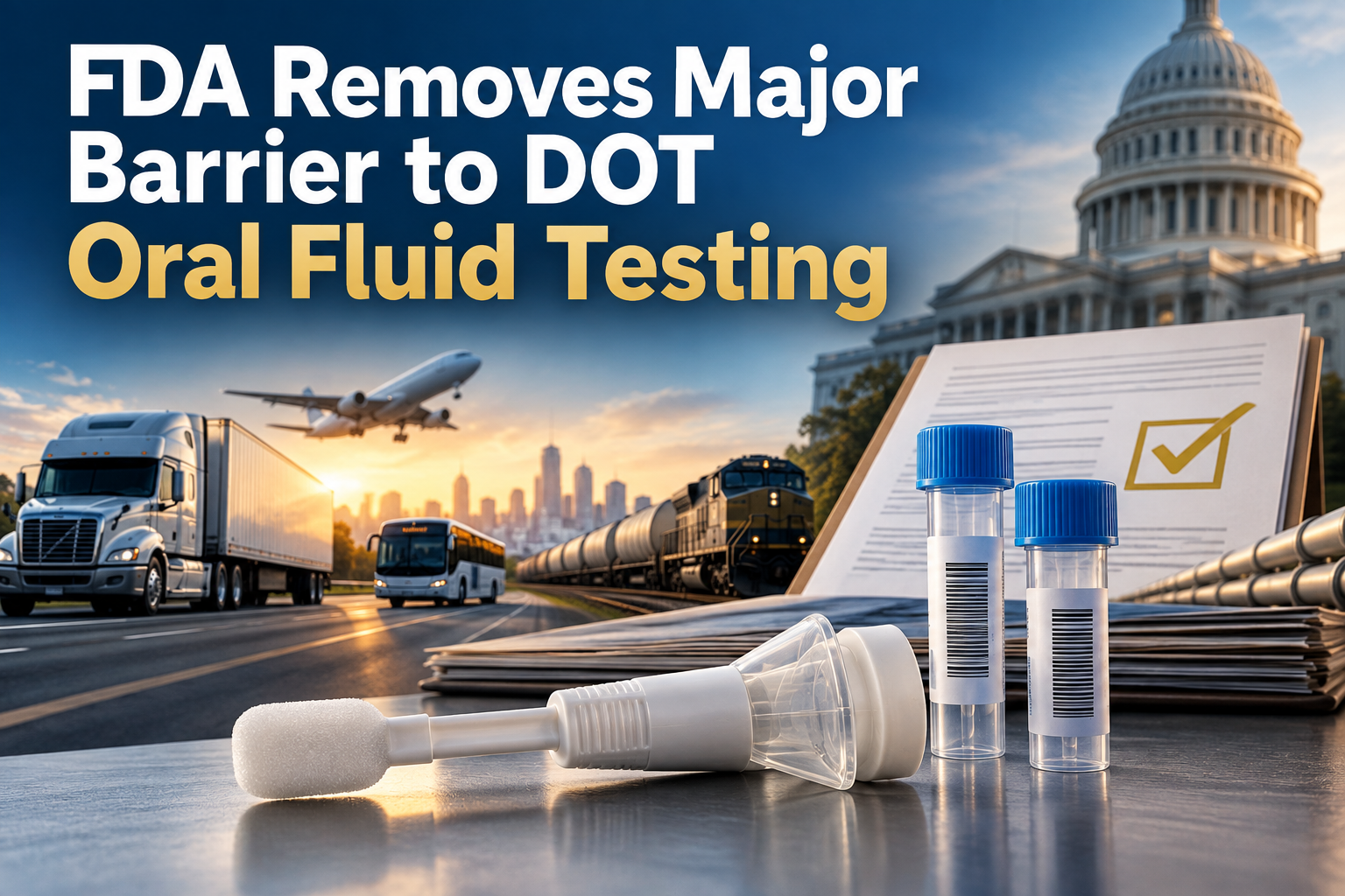 FDA Removes Major Barrier to DOT Oral Fluid Testing